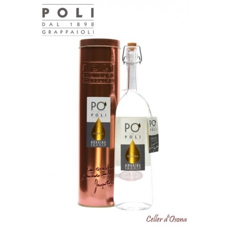 GRAPPA PO DI POLI MOSCATO MORBIDA 70 CL.