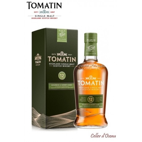 WHISKY MALTA TOMATIN 12 ANYS 43º SPEYCAST SINGLE MALT