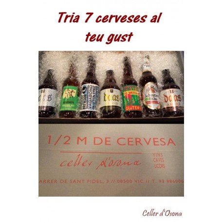 ESTOIG CELLER 1/2 METRE CERVESA