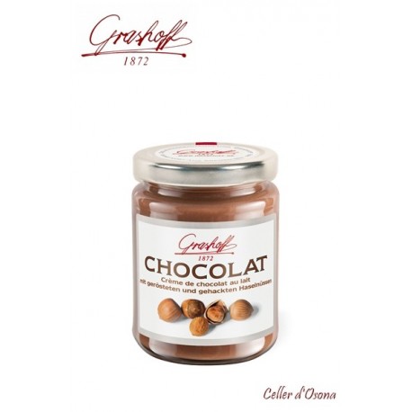 CREMA DE XOCOLATA AMB LLET I AVELLANES GRASHOFF 235gr(30504)