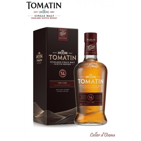 WHISKY MALTA TOMATIN 14 ANYS 46º SPEYCAST SINGLE MALT