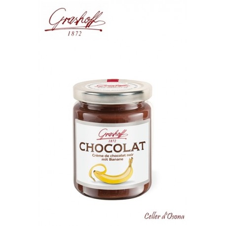 CREMA DE XOCOLATA NEGRA I BANANA GRASHOFF 250 gr (30509)