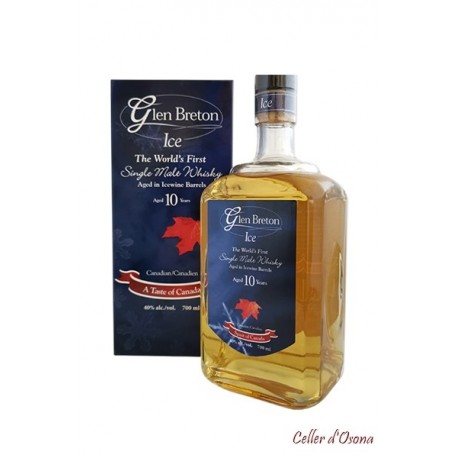 WHISKY MALTA GLEN BRETON 10a ICE-WINE WOOD FINISHED 70cl.40º