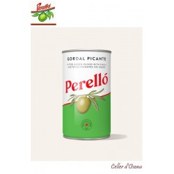 OLIVES PERELLO GORDAL DESOSSADA PICANT LLAUNA 150 gr. (5000)