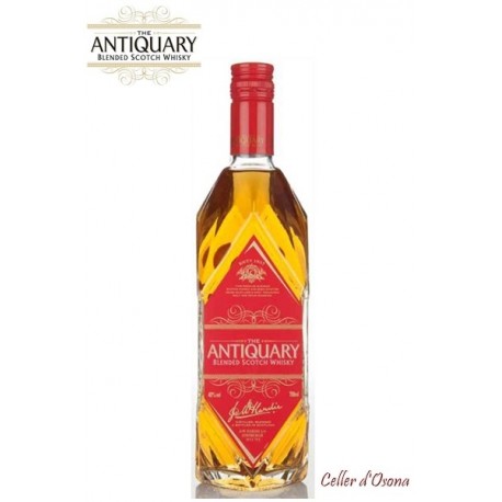 WHISKY BLENDED ANTIQUARY CLASSIC ETIQ.VERMELLA