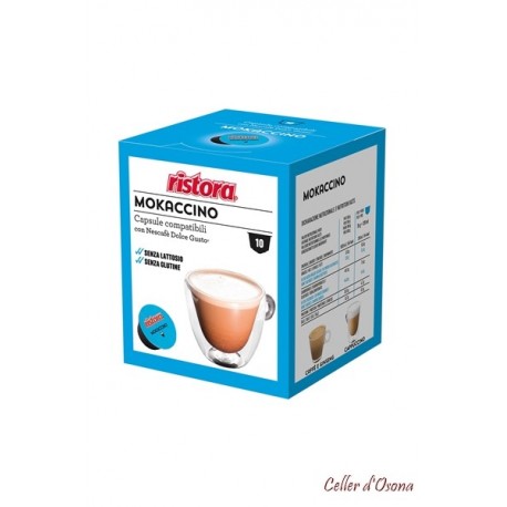 LAVAZZA CAFE CAPSULES DOLCE GUSTO MOKACCINO 10u. RISTORA