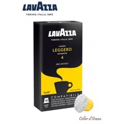 LAVAZZA CAFE CAPSULES C.NESPRESSO LEGGERO 10u.()
