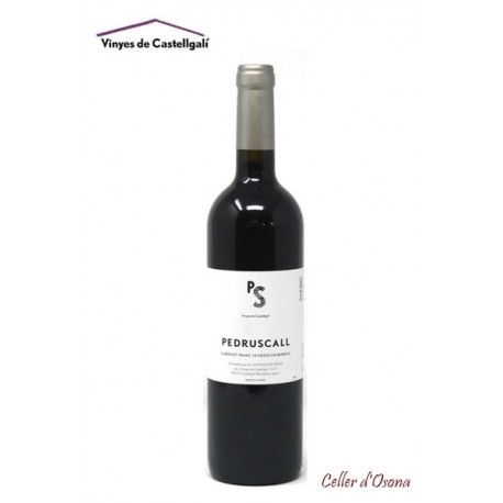 VI NEGRE V.CASTELLGALI PEDRUSCALL CAB.FRANC PLA BAGES 2014